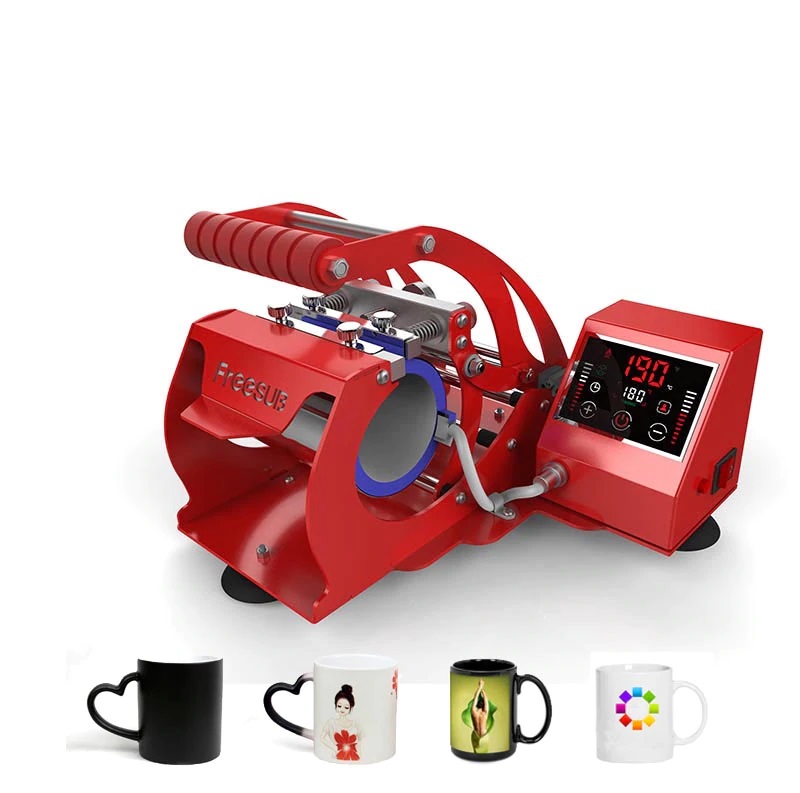 Single touch screen mug machine
